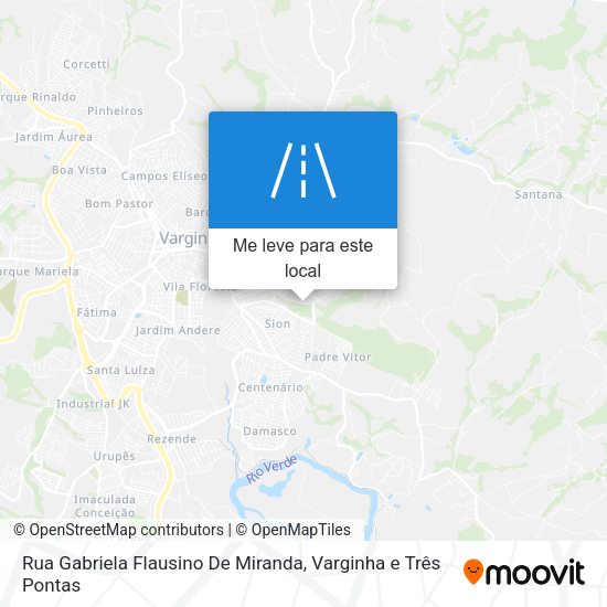 Rua Gabriela Flausino De Miranda mapa