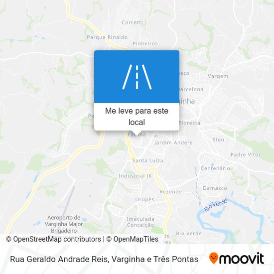 Rua Geraldo Andrade Reis mapa