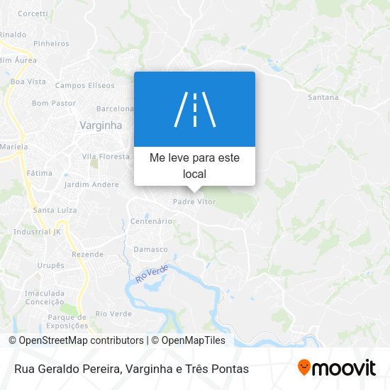 Rua Geraldo Pereira mapa