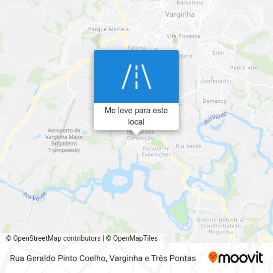 Rua Geraldo Pinto Coelho mapa