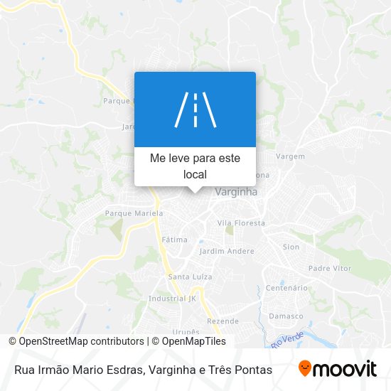 Rua Irmão Mario Esdras mapa