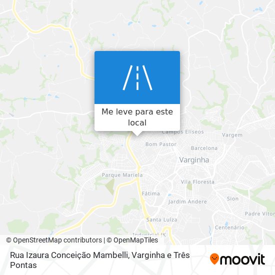 Rua Izaura Conceição Mambelli mapa