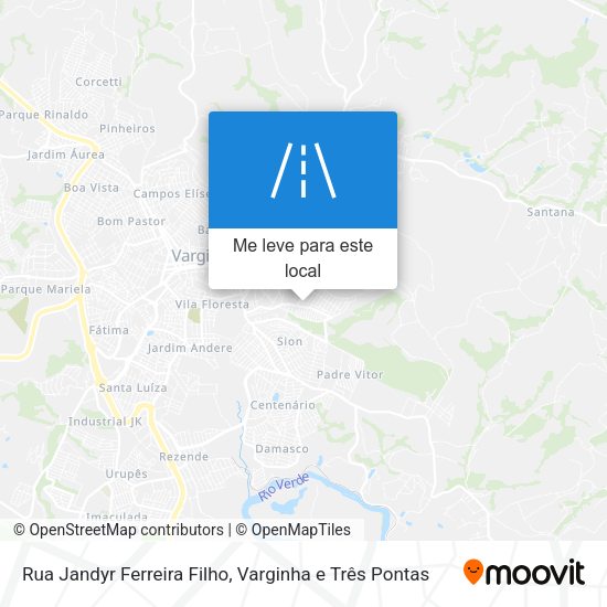 Rua Jandyr Ferreira Filho mapa