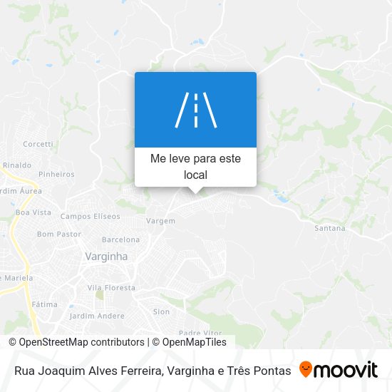 Rua Joaquim Alves Ferreira mapa