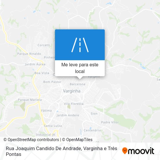 Rua Joaquim Candido De Andrade mapa