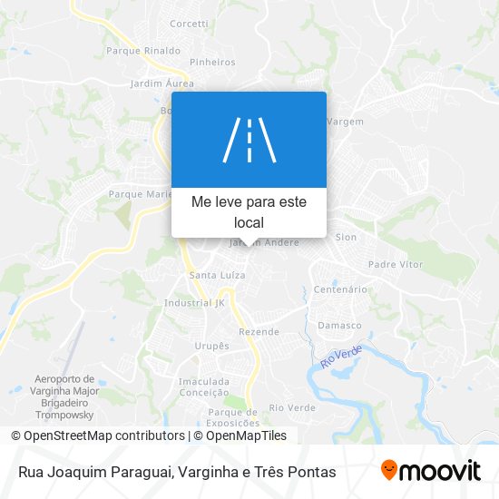 Rua Joaquim Paraguai mapa