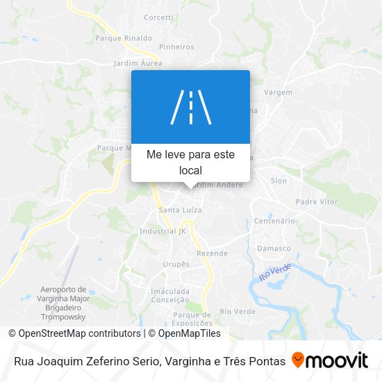 Rua Joaquim Zeferino Serio mapa