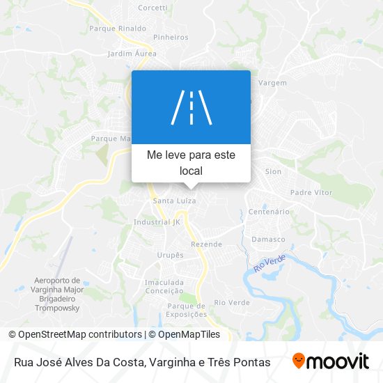 Rua José Alves Da Costa mapa