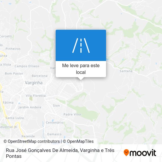Rua José Gonçalves De Almeida mapa