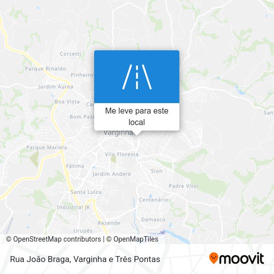 Rua João Braga mapa