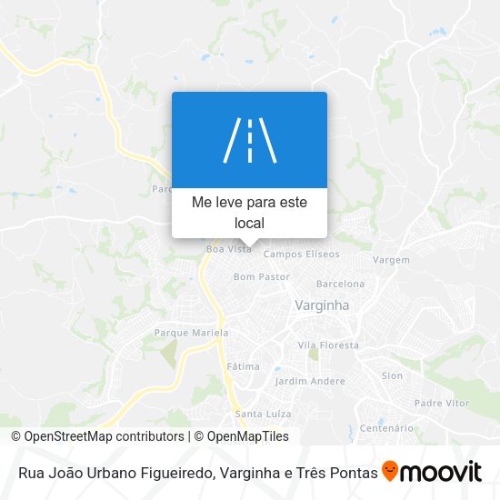 Rua João Urbano Figueiredo mapa