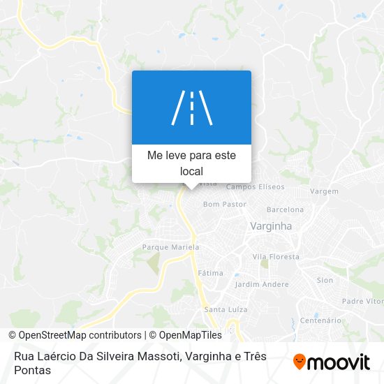 Rua Laércio Da Silveira Massoti mapa