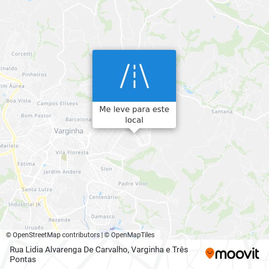 Rua Lidia Alvarenga De Carvalho mapa