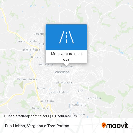 Rua Lisboa mapa