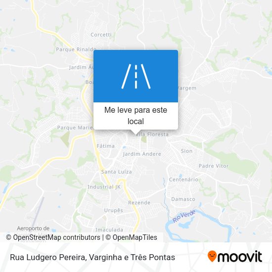 Rua Ludgero Pereira mapa