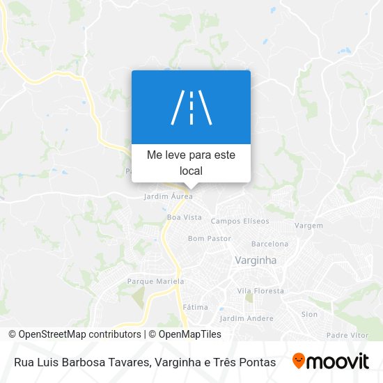 Rua Luis Barbosa Tavares mapa
