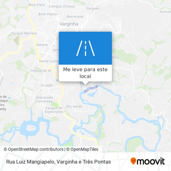 Rua Luiz Mangiapelo mapa