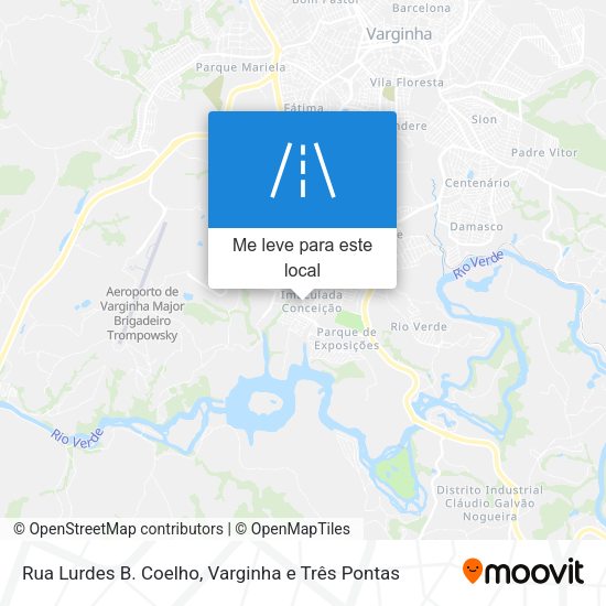 Rua Lurdes B. Coelho mapa
