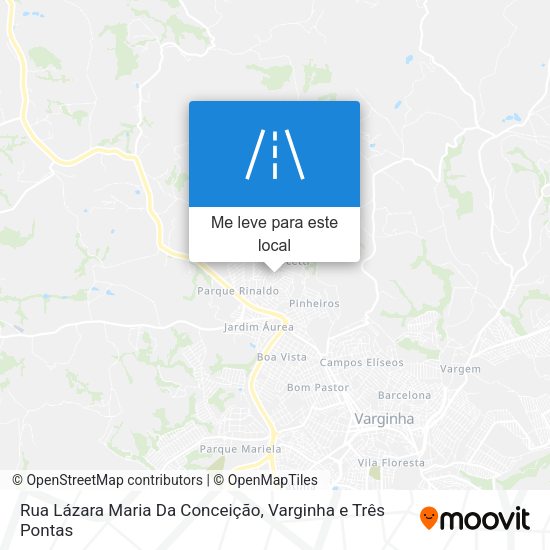 Rua Lázara Maria Da Conceição mapa
