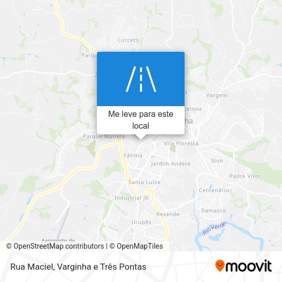 Rua Maciel mapa
