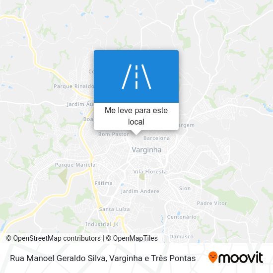 Rua Manoel Geraldo Silva mapa