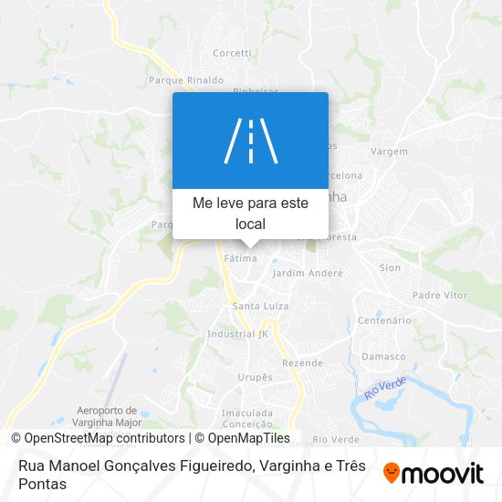 Rua Manoel Gonçalves Figueiredo mapa