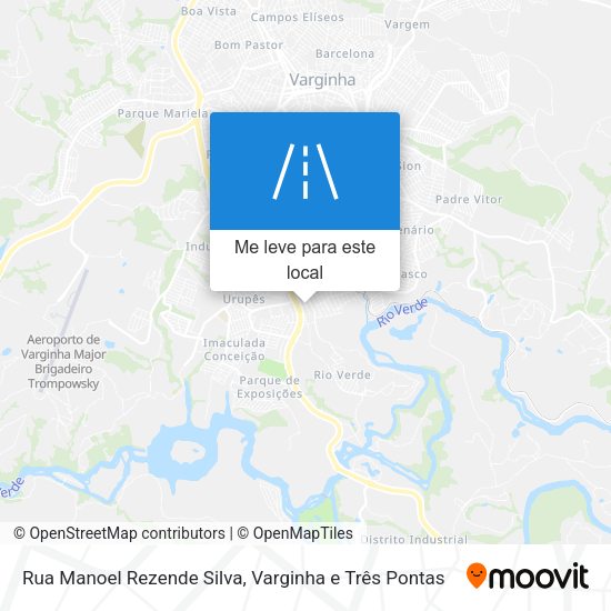 Rua Manoel Rezende Silva mapa