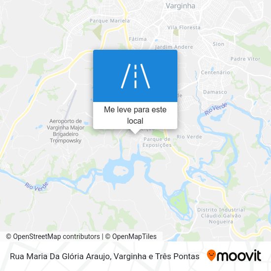 Rua Maria Da Glória Araujo mapa