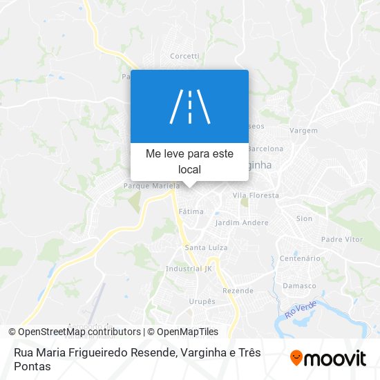 Rua Maria Frigueiredo Resende mapa