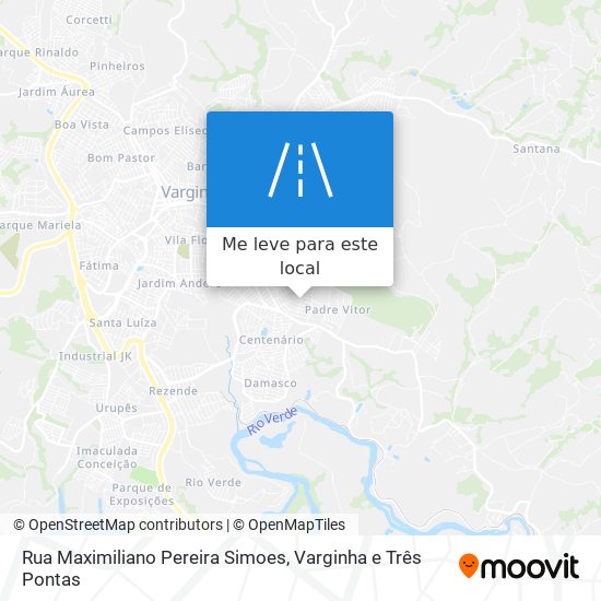 Rua Maximiliano Pereira Simoes mapa