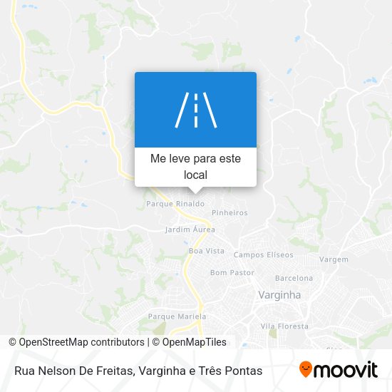 Rua Nelson De Freitas mapa