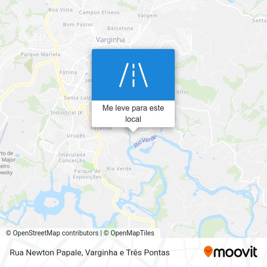 Rua Newton Papale mapa