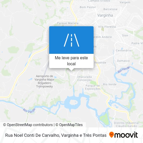 Rua Noel Conti De Carvalho mapa