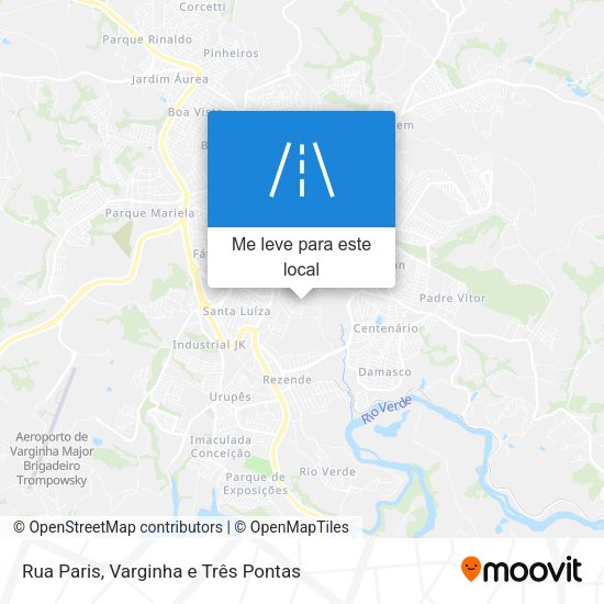 Rua Paris mapa