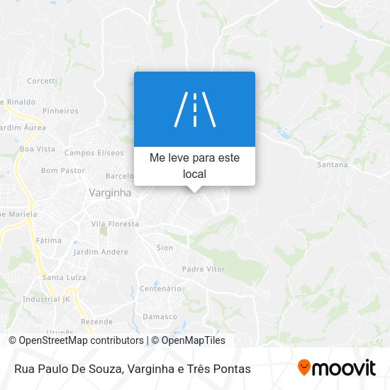 Rua Paulo De Souza mapa