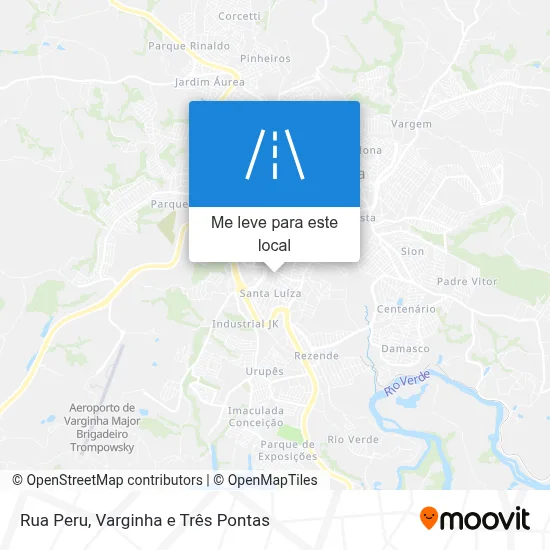 Rua Peru mapa