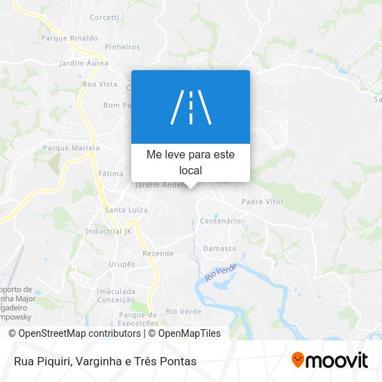 Rua Piquiri mapa