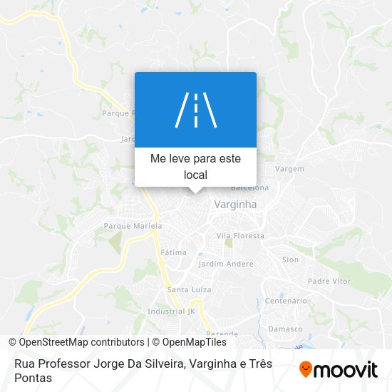 Rua Professor Jorge Da Silveira mapa