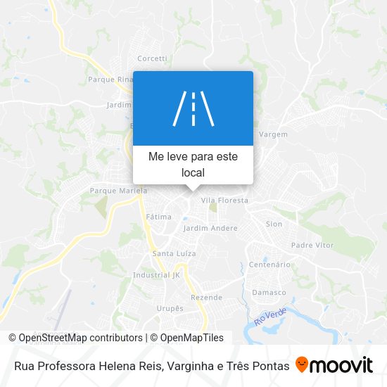 Rua Professora Helena Reis mapa