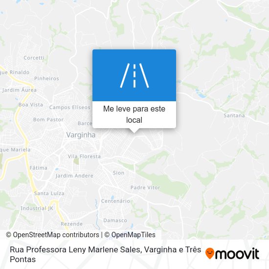 Rua Professora Leny Marlene Sales mapa