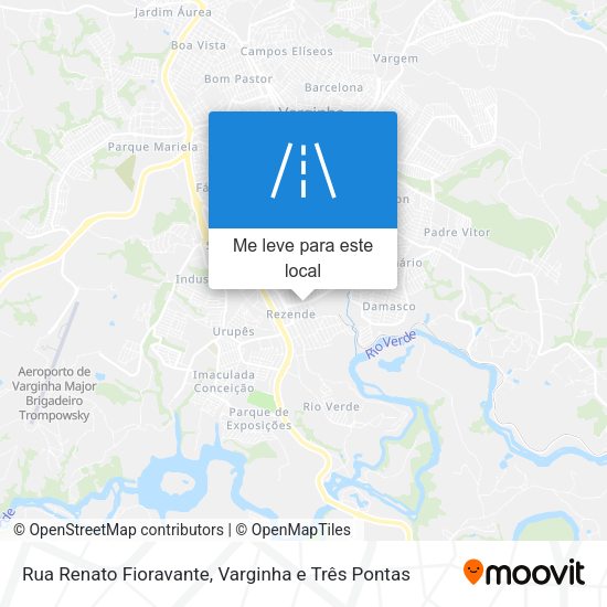Rua Renato Fioravante mapa