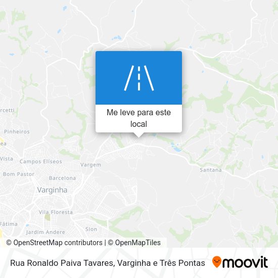 Rua Ronaldo Paiva Tavares mapa