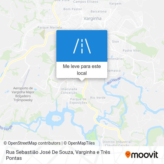 Rua Sebastião José De Souza mapa