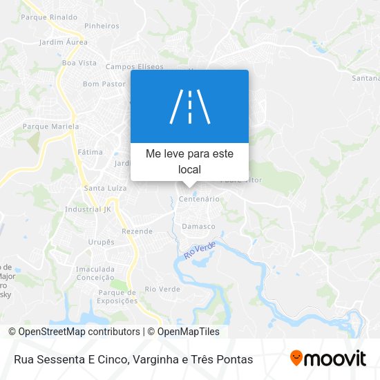 Rua Sessenta E Cinco mapa