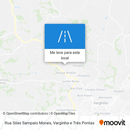 Rua Silas Sampaio Morais mapa