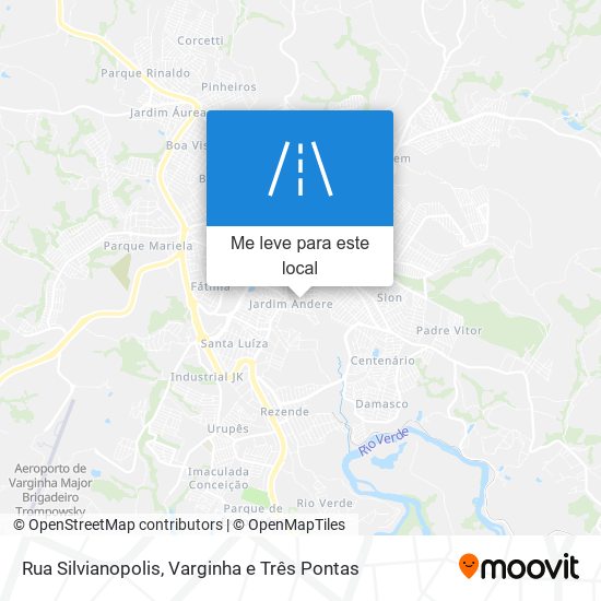 Rua Silvianopolis mapa