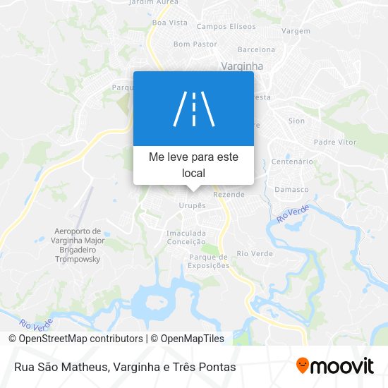 Rua São Matheus mapa