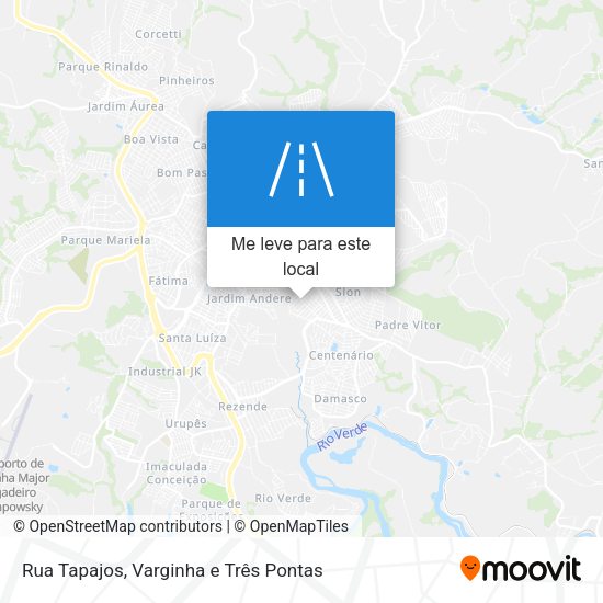 Rua Tapajos mapa
