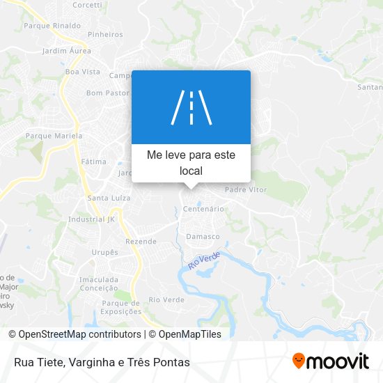 Rua Tiete mapa