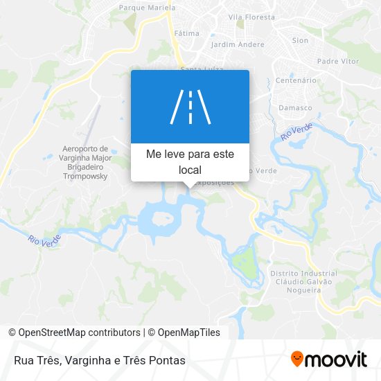 Rua Três mapa